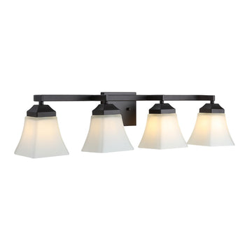 Staunton Iron/Glass Modern Cottage LED Vanity Light